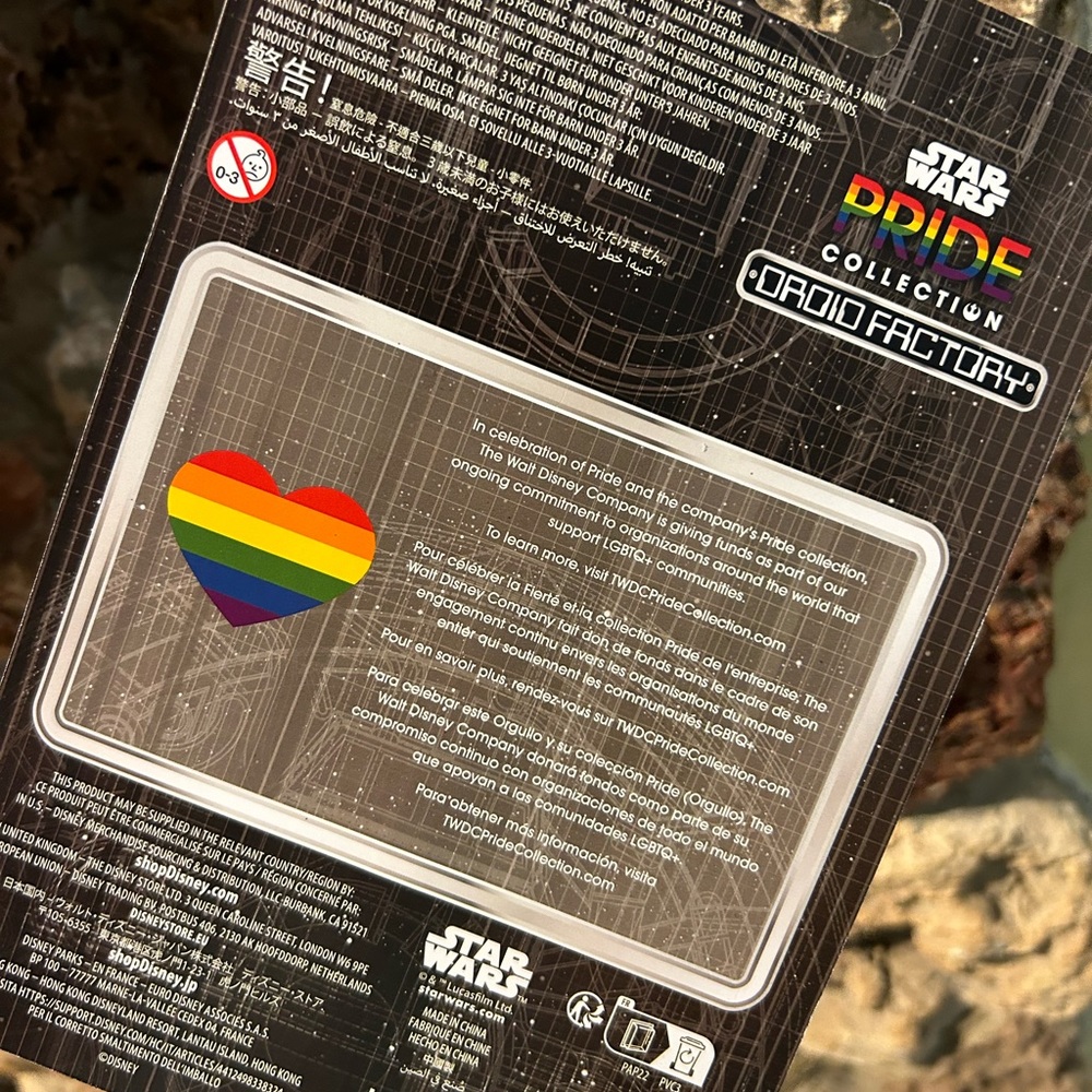 Authentic from Disney Park Star Wars Pride BB-YOU Rainbow Droid 2023 NWT - Picture 6 of 6